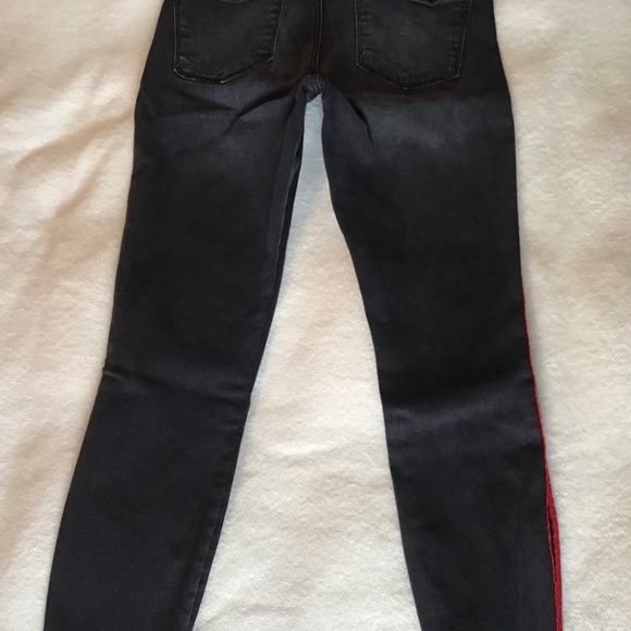 Stella BLUE high rise crop tux size STS BLue 28 - Picture 2 of 8